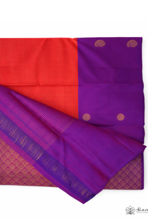 Pink Orange Butta Border